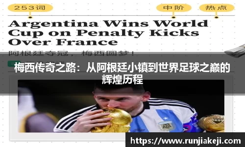 梅西传奇之路：从阿根廷小镇到世界足球之巅的辉煌历程